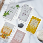 Pack of 5-in-1 Aloe Vera, Turmeric, Hyaluronic, Niacinamide, Vitamin C Facial Sheet Mask Combo | Allantoin Vitamin E Glycerin Infused | Face sheet Mask for Dull and Uneven Skin Tone (Pack of 5)